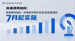 《新基建再加码：充电桩专项补贴实施细则7月起实施》