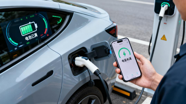 车辆显示、App显示、充电状态、数据同步、传感器误差