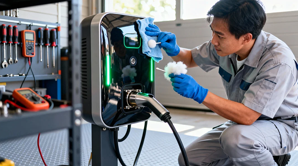 动手能力强者,家用交流充电桩,日常自检,清洁指南,充电桩维护,安全操作-12-24_134621_194