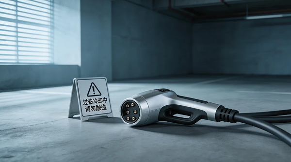 充电枪头过热,自动停机,安全保护机制,自然冷却,重新使用时间,接触不良,检查步骤,专业人员协助-02-28_094825_724