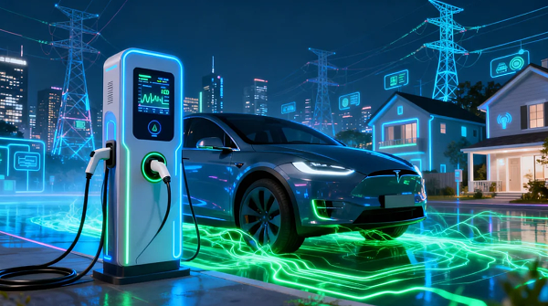 车网互动,V2G,V2H,V2X,充电桩商业模式,电网调峰填谷,电网辅助服务,应急电源,能源聚合商