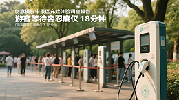 《旅游景区充电设施体验调查报告：游客等待容忍度仅18分钟》