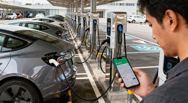 充电站,充电桩占用,App排队,电动汽车,充电App,等待时间,充电体验,备用方案,手机应用功能