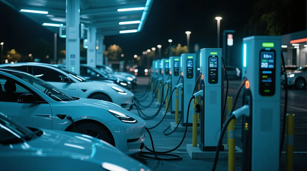 充电速度, 功率共享机制, 充电桩功率分配, 电池管理系统(BMS), 电网负荷, 错峰充电, 充电策略-03-04_111307_710