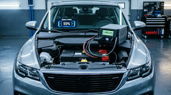 车辆长时间停放,电池电量保持,50%至80%电量,避免过放,避免过充,启动蓄电池保养,动力电池保养,电池健康,车辆用户手册