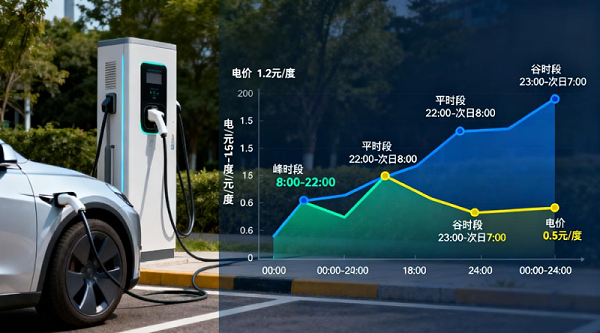 峰平谷电价，充电桩，充电站