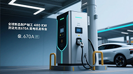 《全球首款量产480kW超充桩发布：实测峰值电流670A》
