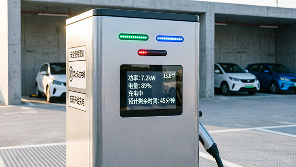 充电桩状态识别,待机状态,充电状态,故障状态,指示灯颜色,屏幕显示-03-06_112149_434