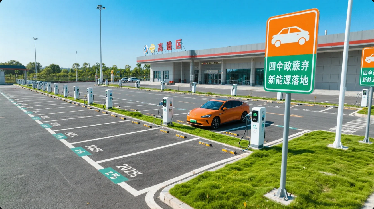《四部委新规落地:高速公路服务区2025年充电车位占比不低于10%》 《四部委新规落地:高速公路服务区2025年充电车位占比不低于10%》