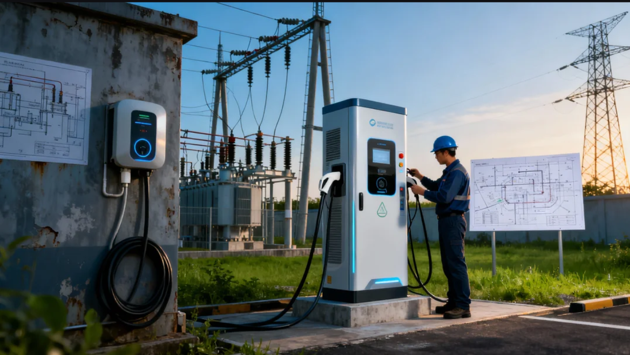 充电桩升级,交流桩,直流桩,电力增容,成本预估,升级路径,充电站-01-07_102738_482