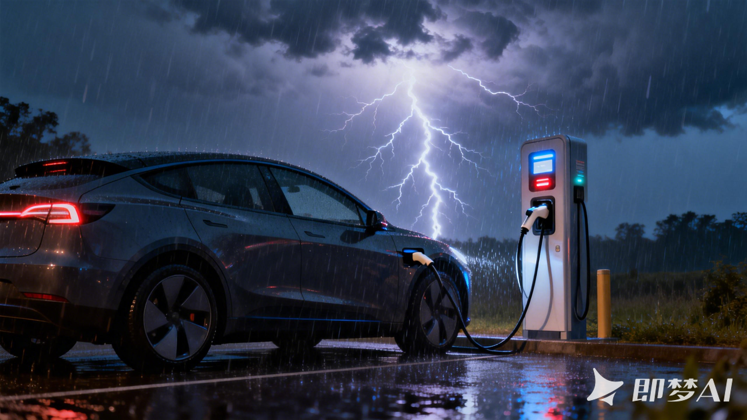 大暴雨/雷电天气，是否建议继续充电？