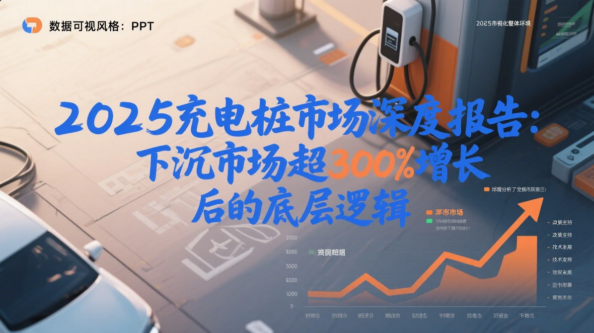 《2025充电桩市场深度报告：下沉市场超300%增长背后的底层逻辑》