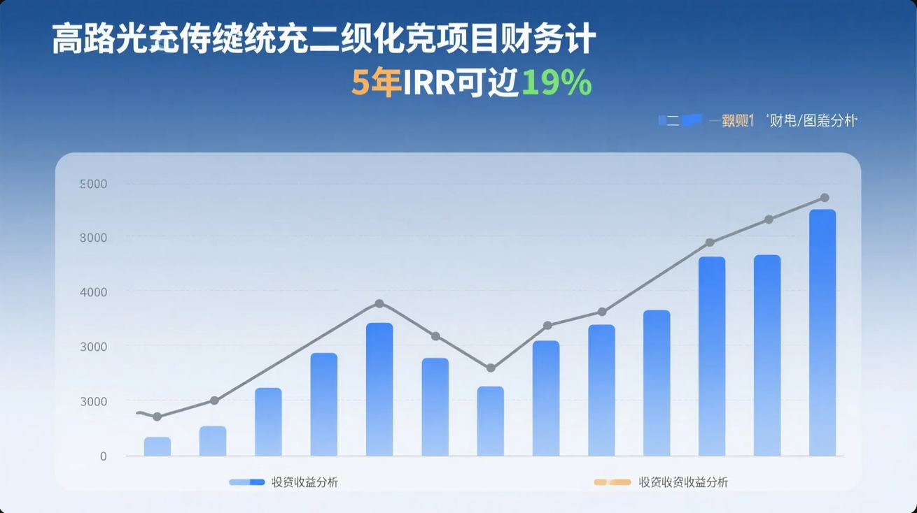《高速公路光储充一体化项目财务测算：5年IRR可达19%》