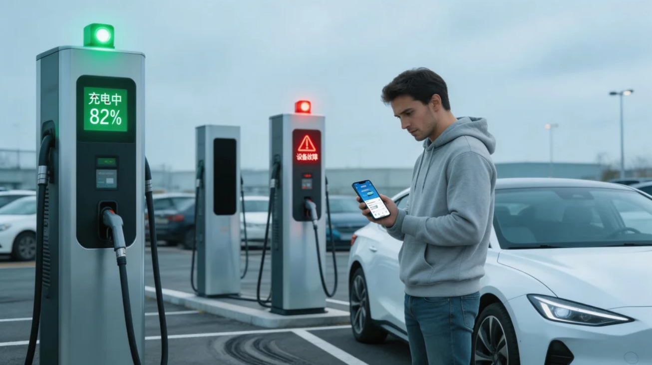 充电桩,使用状态,占用,硬件故障,软件故障,通信故障,日常维护,升级,车位被占,电网负荷-02-27_102311_607