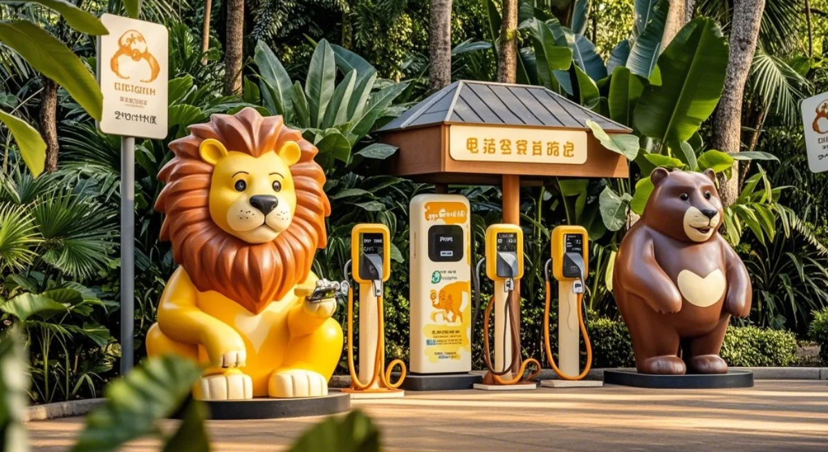 《广州长隆景区巴士充电:动物主题充电桩提升<i style='color:red'>游客停留时长</i>》 《广州长隆景区巴士充电:动物主题充电桩提升<i style='color:red'>游客停留时长</i>》