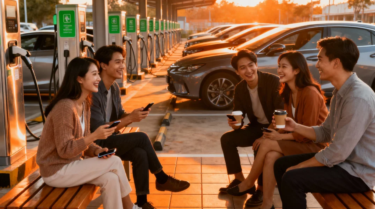 当充电站遇上社交：聊聊充电时的那些趣事