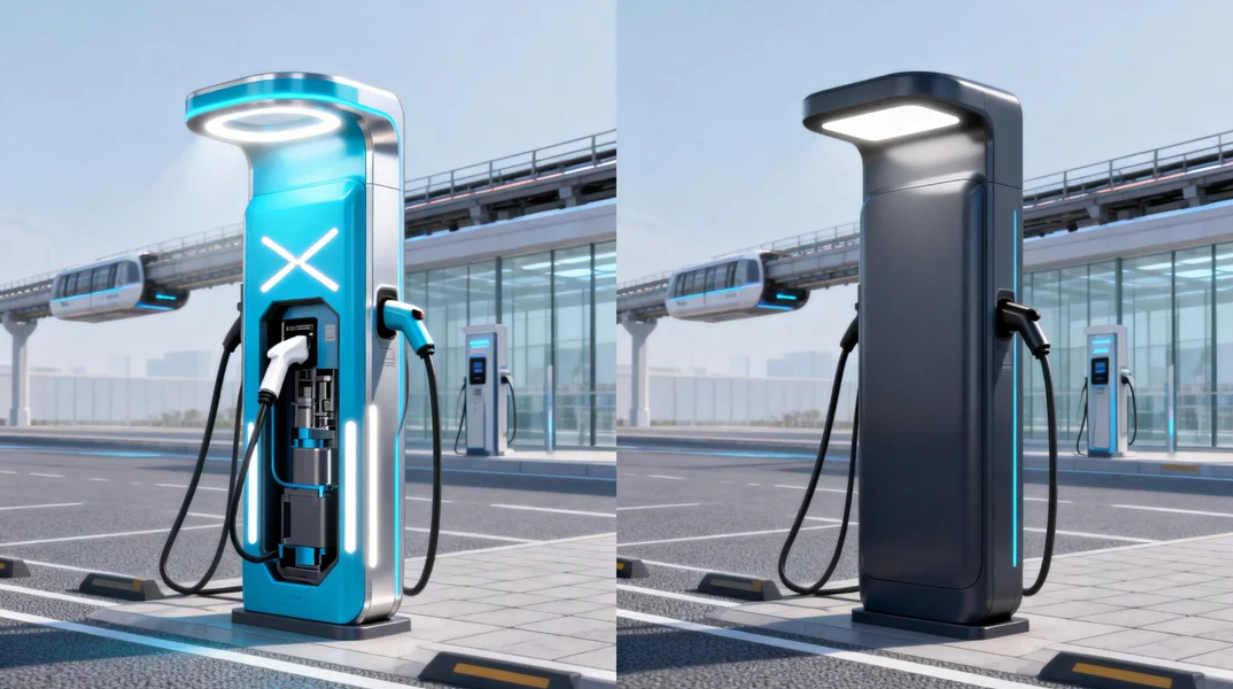 模块化充电桩,一体式充电桩,设计哲学,运维差异,比较-01-14_163424_526