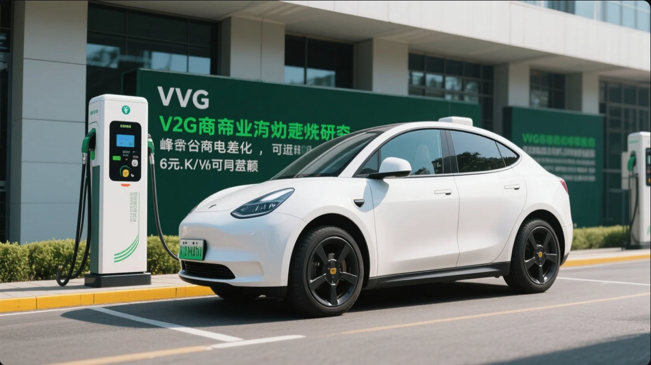 《V2G充电桩商业化可行性研究：峰谷电价差≥0.6元/kWh方可盈利》