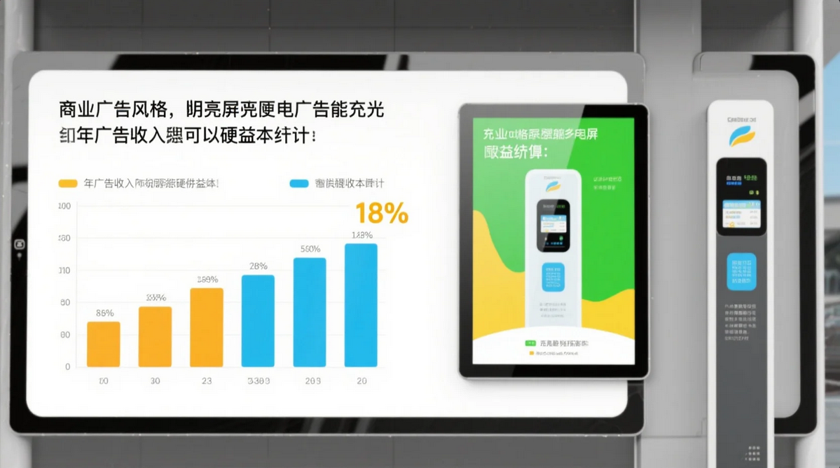 《智能充电广告屏增值收益测算:年广告收入可达硬件成本18%》 《智能充电广告屏增值收益测算:年广告收入可达硬件成本18%》