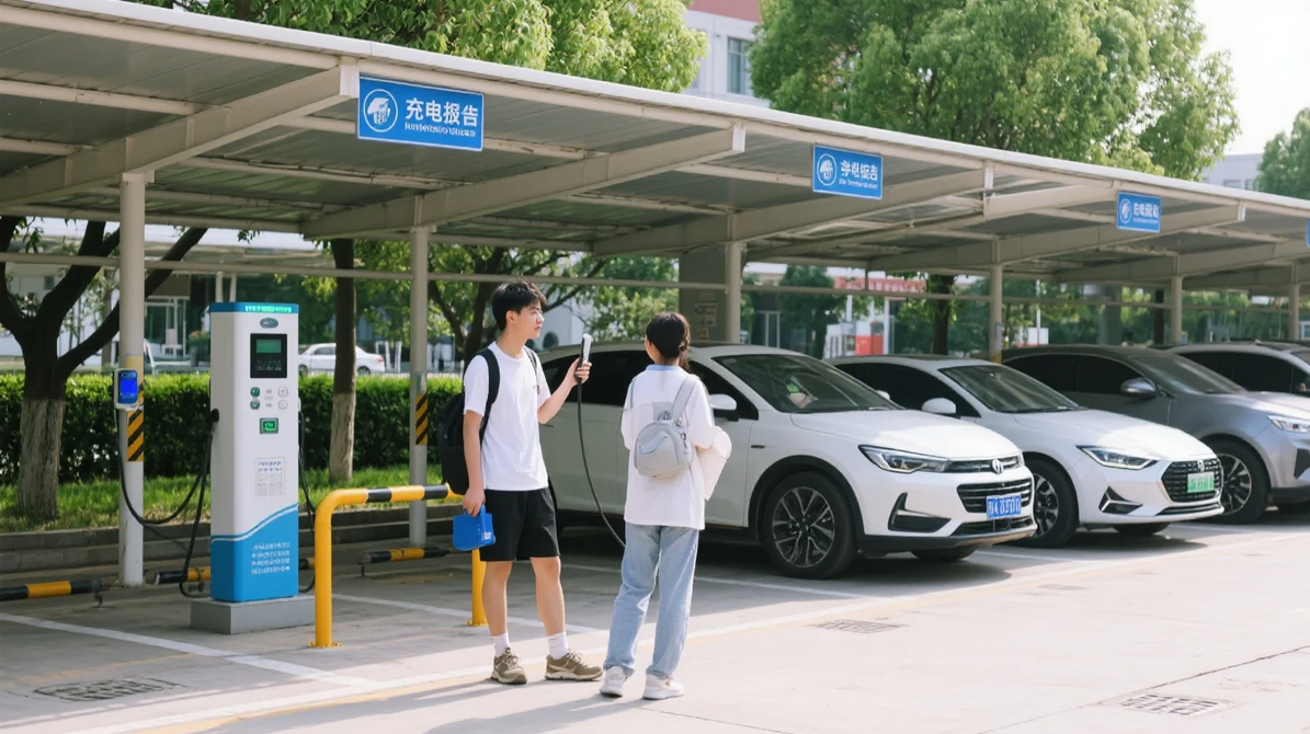 《高校充电桩使用报告：大学生最在意的功能居然是这个》