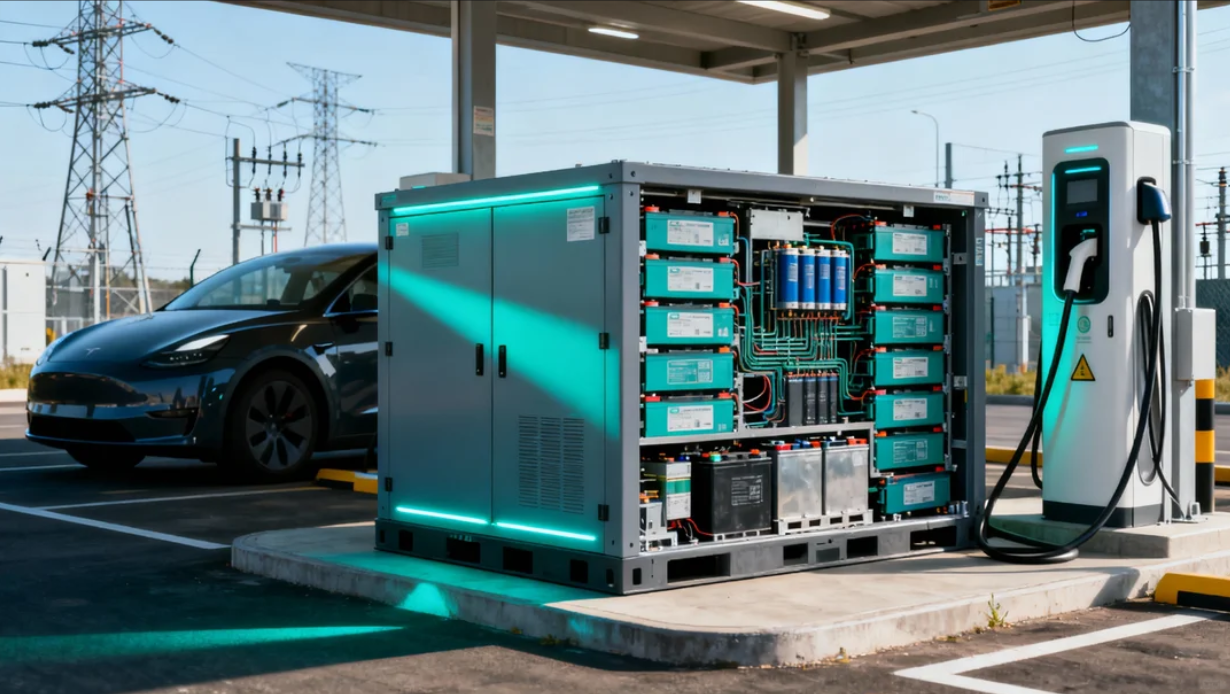 退役动力电池,梯次利用,充电站储能,削峰填谷,应急电源,资源循环,一致性,安全与寿命