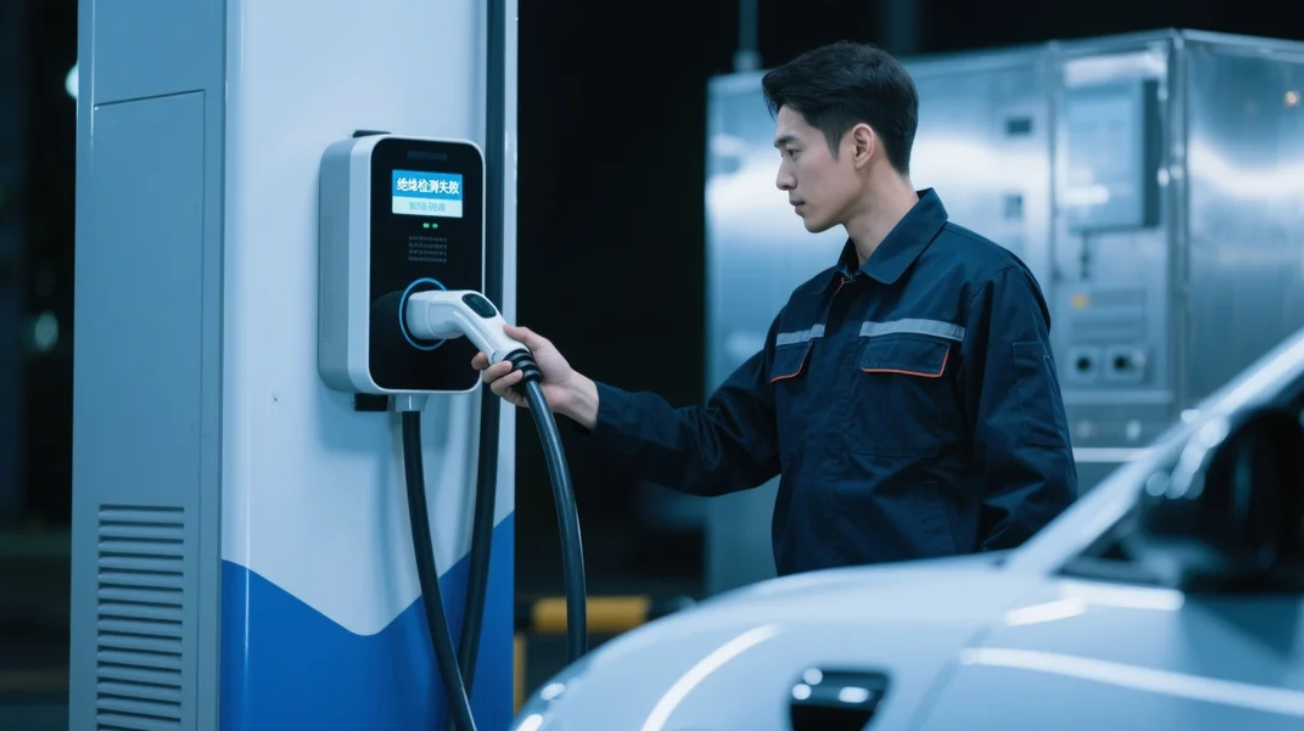 绝缘检测失败,充电桩故障,安全操作,处理步骤,专业检修-03-04_110622_615