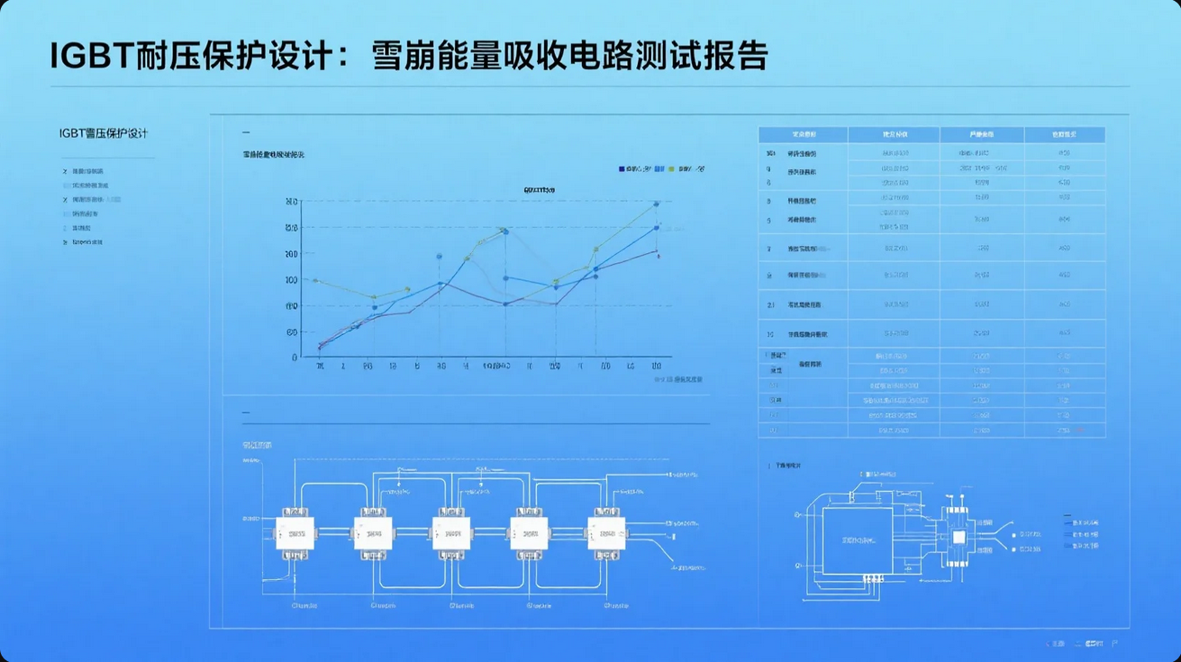 《IGBT耐压保护设计：雪崩能量吸收电路测试报告》