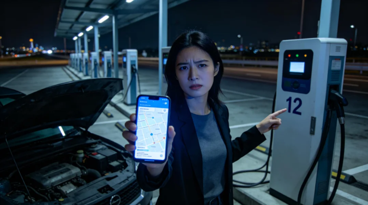 充电站紧急情况：三步快速获取地址求助指南