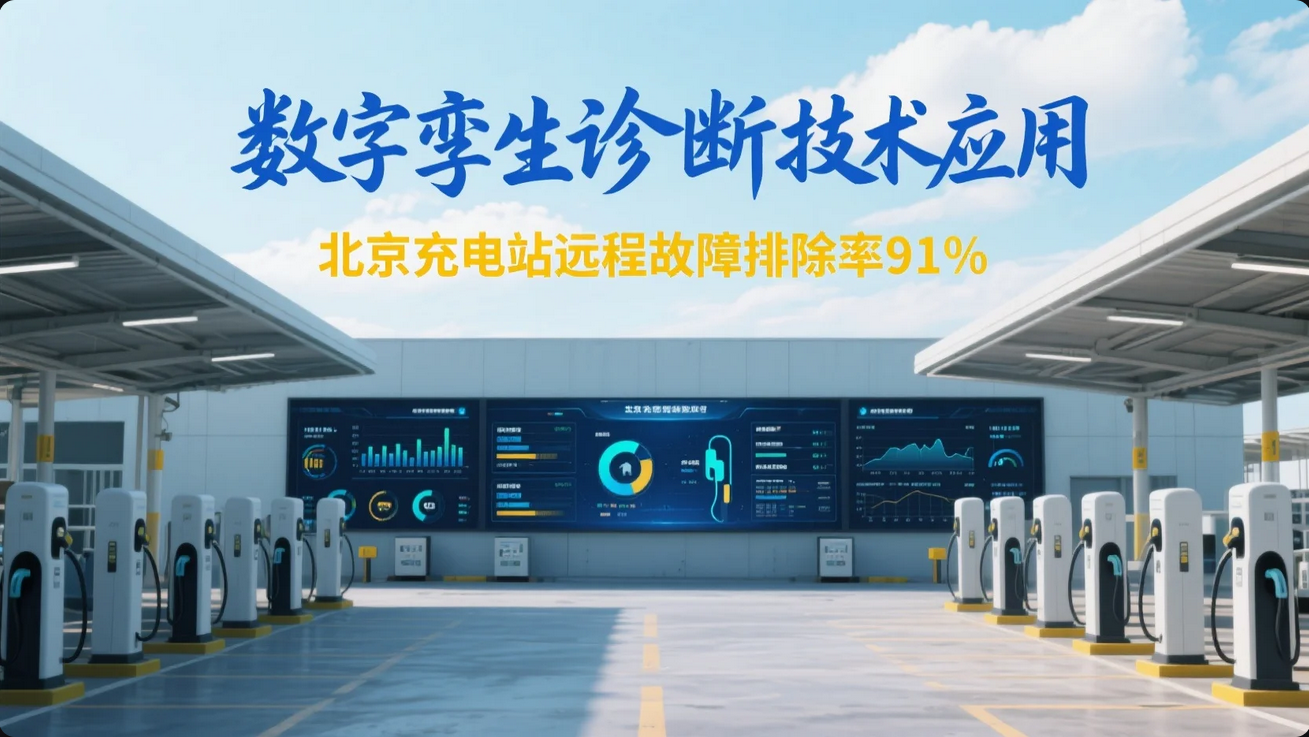《数字孪生诊断技术应用：北京充电站远程故障排除率91%》