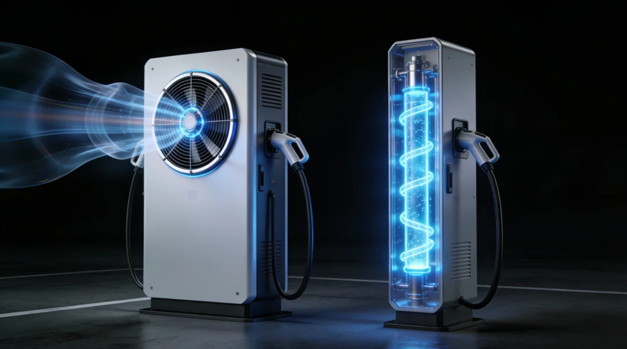 液冷超充 vs. 风冷快充:技术路线之争与成本考量 液冷超充 vs. 风冷快充:技术路线之争与成本考量