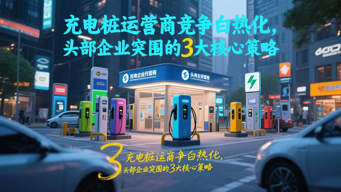 《充电桩运营商竞争白热化，头部企业突围的3大核心策略》