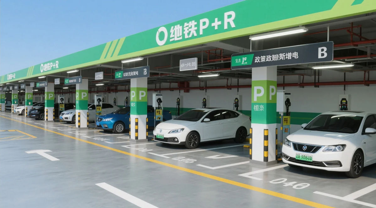 《深圳地铁P+R停车场：充电桩配建政策引发客流增长》