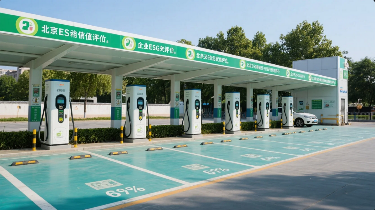 《北京办公楼充电桩配套价值评估：企业ESG评分提升0.6个点》