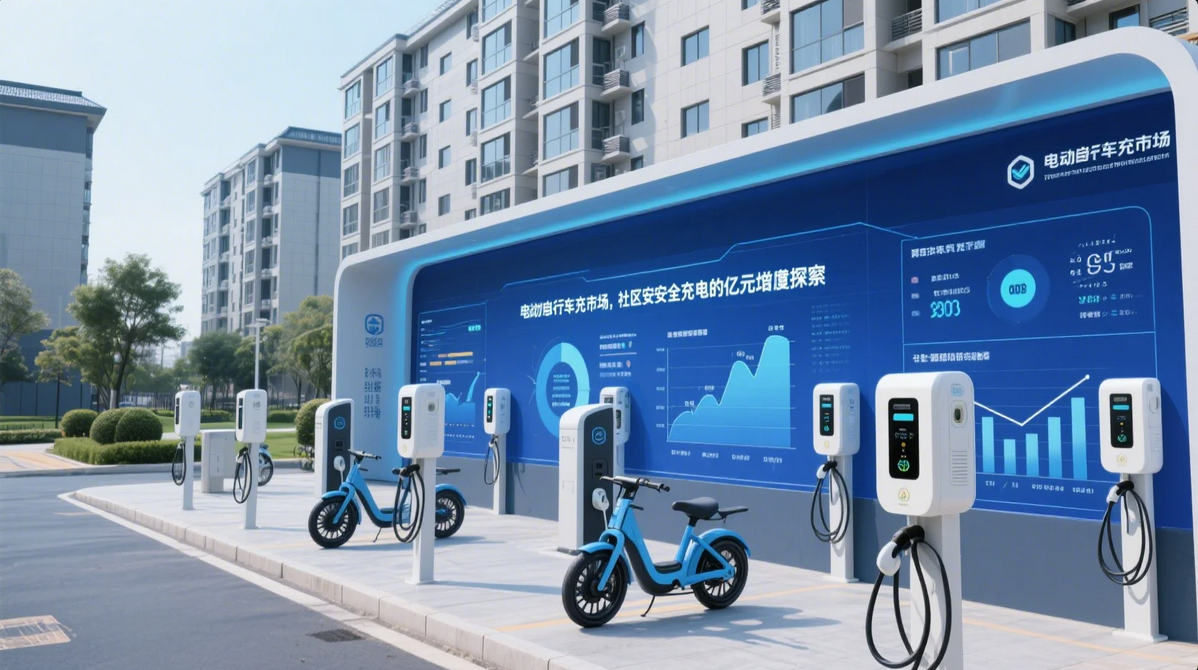 《电动自行车充电桩市场：社区安全充电的千亿增量探寻》