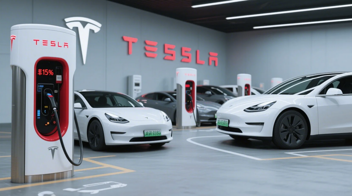 《特斯拉开放超充网络：首批10个品牌车型接入，充电费涨15%》