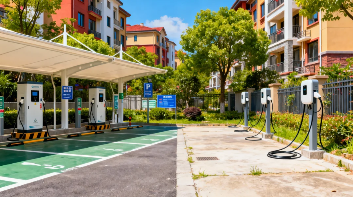 “统建统营” vs “业主自建”：小区充电站建设模式如何选？